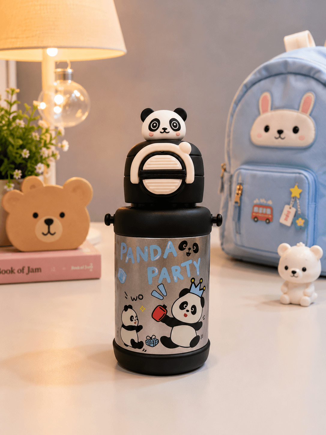 Kids Classy School Water Bottle Hot & Cold - Premium 2 In One - Image 5