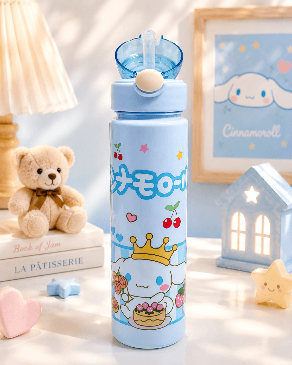 Cute Cartoon Plastic Sipper Bottle - 900 ML - Image 3