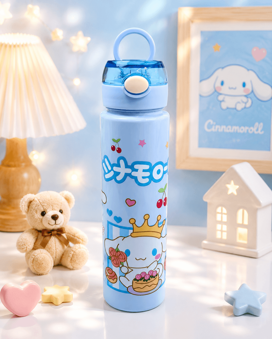 Cute Cartoon Plastic Sipper Bottle - 900 ML - Image 4