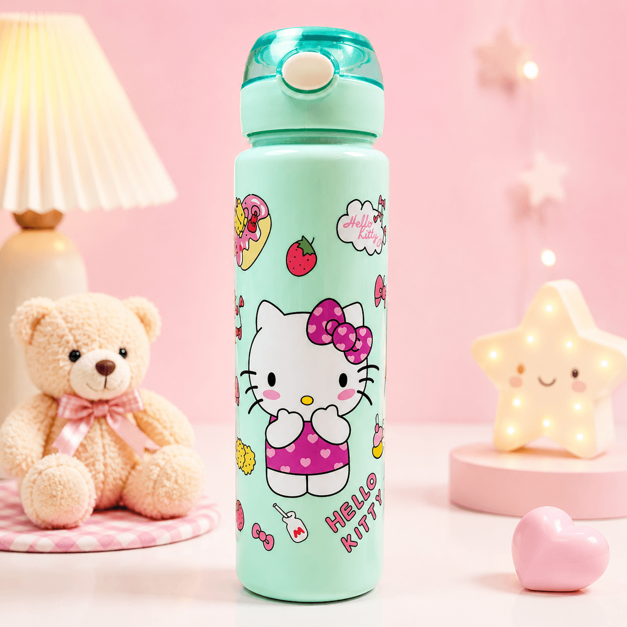 Cute Cartoon Plastic Sipper Bottle - 900 ML - Image 5