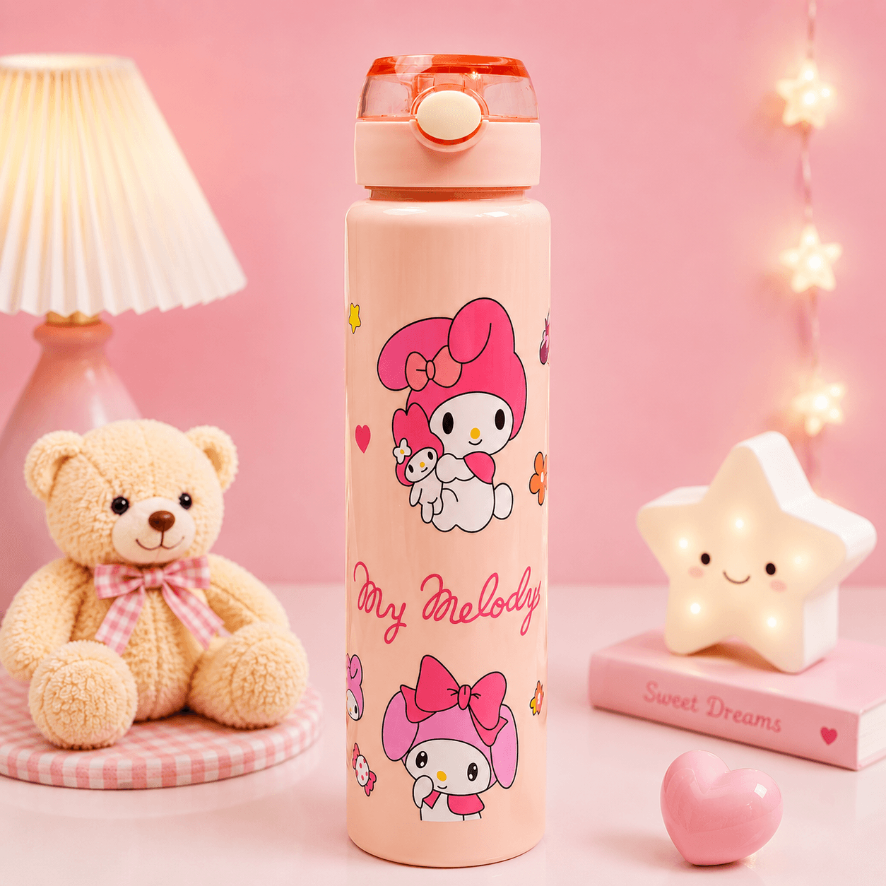 Cute Cartoon Plastic Sipper Bottle - 900 ML - Image 8